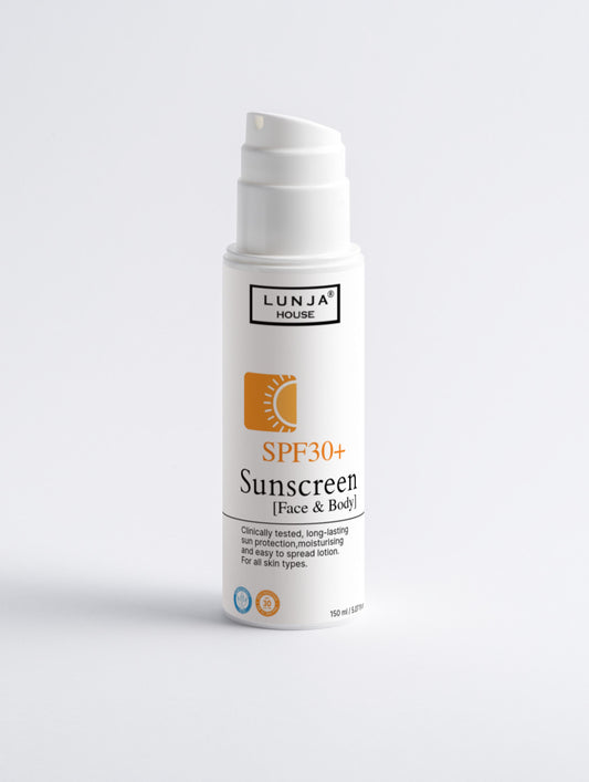 Mineral Sunscreen SPF30 for Face & Body, no tint